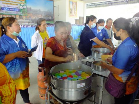 โครงการอบรมทักษะอาชีพระยะสั้น กิจกรรม"การทำขนชั้นใบเตย,ขนมเปียกปูนกะทิสด การปลูกผักไฮโดรโปนิกส์ ณ หอประชุมองค์การบริหารส่วนตำบลโคกสะอาด วันที่ 28 มีนาคม 2566