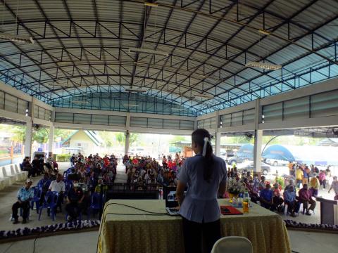 โครงการฝึกอบรมผู้สูงวัย ใส่ใจสุขภาพ ณ หอประชุมองค์การบริหารส่วนตำบลโคกสะอาด วันที่ 11 เมษายน 2566