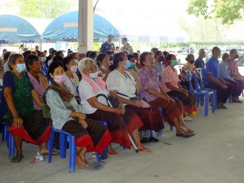 โครงการฝึกอบรมผู้สูงวัย ใส่ใจสุขภาพ ณ หอประชุมองค์การบริหารส่วนตำบลโคกสะอาด วันที่ 11 เมษายน 2566