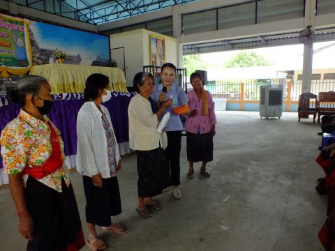 โครงการฝึกอบรมผู้สูงวัย ใส่ใจสุขภาพ ณ หอประชุมองค์การบริหารส่วนตำบลโคกสะอาด วันที่ 11 เมษายน 2566