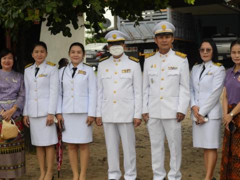 พิิธีอัญเชิญโคมประทีปพระราชทาน สมเด็จพระกนิษฐาธิราชเจ้า กรมสมเด็จพระเทพรัตนราชสุดาฯ สยามบรมราชกุมารี ณ วัดบ้านค้อ ต.โคกสะอาด