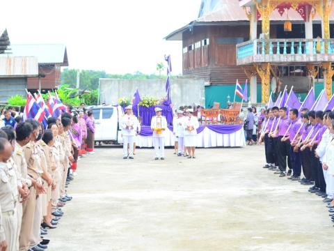 พิิธีอัญเชิญโคมประทีปพระราชทาน สมเด็จพระกนิษฐาธิราชเจ้า กรมสมเด็จพระเทพรัตนราชสุดาฯ สยามบรมราชกุมารี ณ วัดบ้านค้อ ต.โคกสะอาด