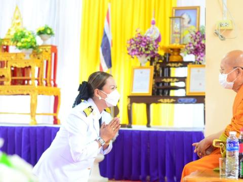 พิิธีอัญเชิญโคมประทีปพระราชทาน สมเด็จพระกนิษฐาธิราชเจ้า กรมสมเด็จพระเทพรัตนราชสุดาฯ สยามบรมราชกุมารี ณ วัดบ้านค้อ ต.โคกสะอาด