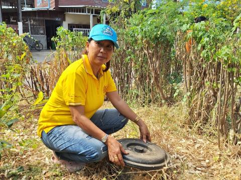 โครงการถังขยะเปียก ลดโลกร้อน เพื่อบรรลุเป้าหมายการปล่อยก๊าซเรือนกระจกสุทธิเป็นศูนย์ องค์การบริหารส่วนตำบลโคกสะอาด