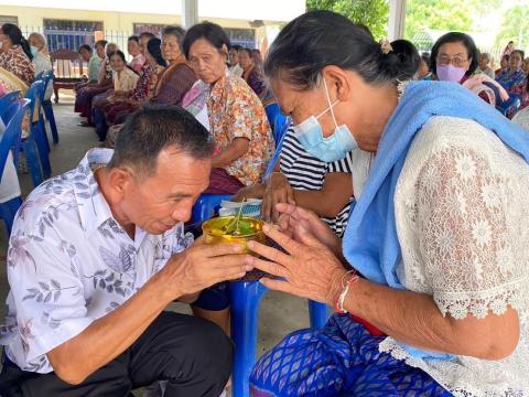 กิจกรรม โครงการฝึกอบรมผู้สูงวัย ใส่ใจสุขภาพ องค์การบริหารส่วนตำบลโคกสะอาด วันที่ 9 เมษายน 2567