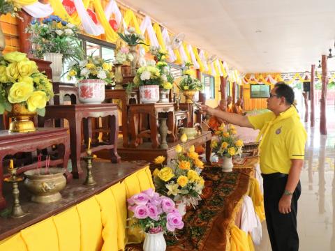 กิจกรรม วัด ประชา รัฐ สร้างสุข และกิจกรรมถวายภัตราหารเพล ณ วัดสว่างอารมณ์ บ้านหนองเฒ่ากา ม.1