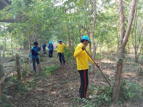สมาชิกอาสาสมัครท้องถิ่นรักษ์โลก ร่วมกันทำกิจกรรม ฺBig cleaning day ในเขตตำบลโคกสะอาด