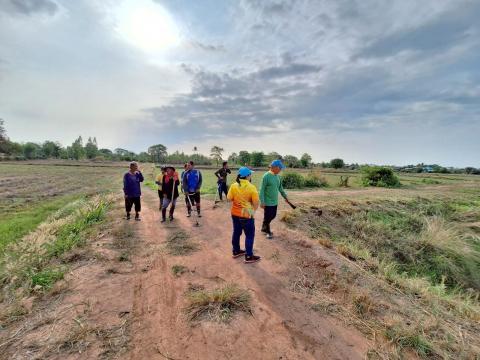 โครงการอาสาสมัครท้องถิ่นรักษ์โลก (อถล.) ประจำปี 2567 กิจกรรมทำความสะอาดพื้นที่สาธารณะ