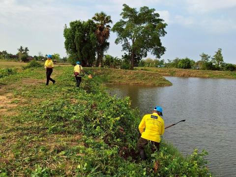 โครงการอาสาสมัครท้องถิ่นรักษ์โลก (อถล.) ประจำปี 2567 กิจกรรมทำความสะอาดพื้นที่สาธารณะ