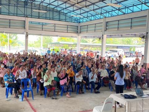 โครงการฝึกอบรมผู้สูงวัย ใส่ใจสุขภาพ ประจำปีงบประมาณ 2567 วันที่ 9 เมษายน 2567