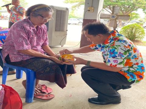 โครงการฝึกอบรมผู้สูงวัย ใส่ใจสุขภาพ ประจำปีงบประมาณ 2567 วันที่ 9 เมษายน 2567