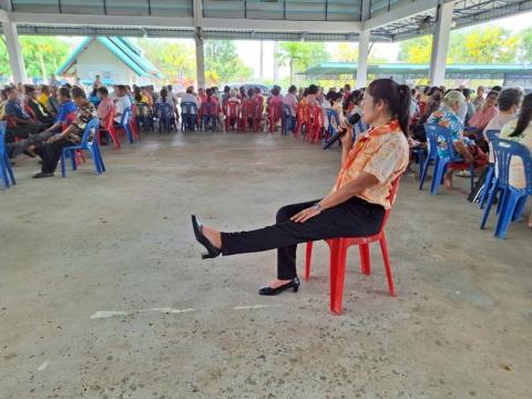 โครงการฝึกอบรมผู้สูงวัย ใส่ใจสุขภภาพ ประจำปีงบประมาณ 2568 วันที่ 11 เดือน เมษายน พ.ศ. 2568