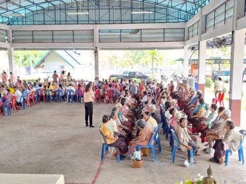 โครงการฝึกอบรมผู้สูงวัย ใส่ใจสุขภภาพ ประจำปีงบประมาณ 2568 วันที่ 11 เดือน เมษายน พ.ศ. 2568