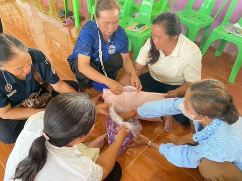 โครงการทำหมอนหลอดเพื่อสุขภาพ ประจำปีงบประมาณ 2568