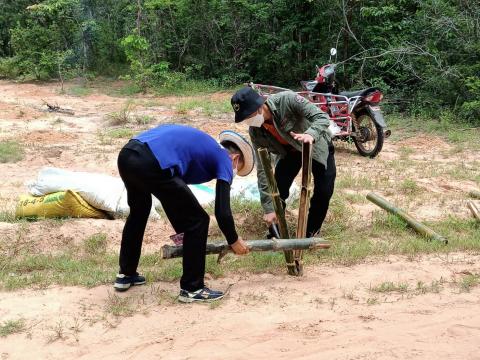 กองส่งเสริมการเกษตร เตรียมสถานที่ปลูกป่าเฉลิมพระเกียรติ สมเด็จพร