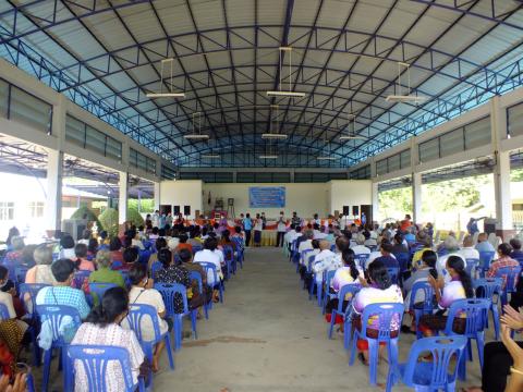 โครงการโรงเรียนผู้สูงอายุ สังคมสูงวัย ใส่ใจสุขภาพ วันที่ 24 มิถุนายน 2565​ ณ​ หอประชุม​องค์การ​บริหาร​ส่วน​ตำบล​โคก​สะอาด