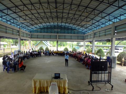 ​โครงการโรงเรียนผู้สูงอายุ สังคมสูงวัย ใส่ใจสุขภาพ วันที่ 1 กรกฎาคม 2565​ ณ​ หอประชุม​องค์การ​บริหาร​ส่วน​ตำบล​โคก​สะอาด (สัปดาห์ที่2)