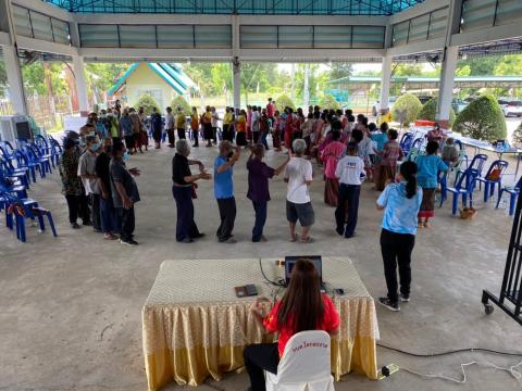 ​โครงการโรงเรียนผู้สูงอายุ สังคมสูงวัย ใส่ใจสุขภาพ วันที่ 1 กรกฎาคม 2565​ ณ​ หอประชุม​องค์การ​บริหาร​ส่วน​ตำบล​โคก​สะอาด (สัปดาห์ที่2)