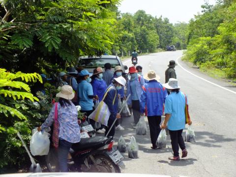 โครงการปลูกผักหวานป่า ประจำปีงบประมาณ 2565 วันพุธที่ 24 สิงหาคม 2565 ณ หอประชุมองค์การบริหารส่วนตำบลโคกสะอาด