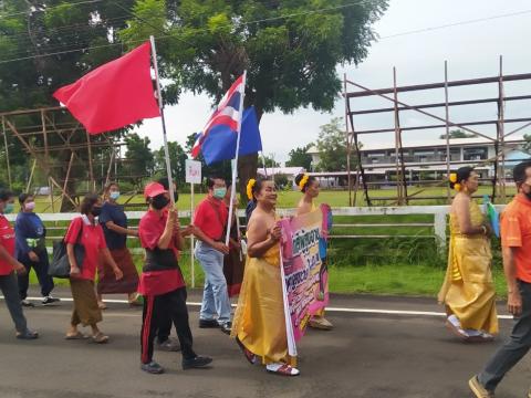 กีฬาสีโรงเรียนผู้สูงอายุ สังคมสูงวัย ใส่ใจสุขภาพ ประจำปีงบประมาณ 2565