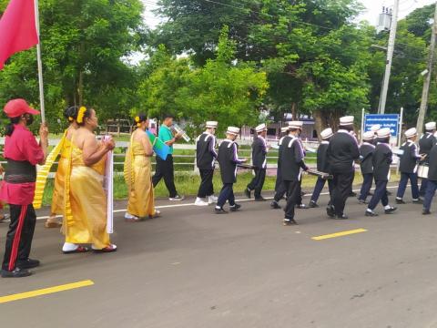 กีฬาสีโรงเรียนผู้สูงอายุ สังคมสูงวัย ใส่ใจสุขภาพ ประจำปีงบประมาณ 2565