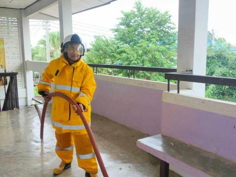 โครงการฝึกอบรมดับเพลิงขั้นพื้นฐานในสถานศึกษา ประจำปีงบประมาณ 2569 วันที่ 14 สิงหาคม 2569 ณ โรงเรียนบ้านว่านเขื่อนค้อวิทยา จัดโดย งานป้องกันและบรรเทาสาธารณภัย สำนักปลัด องค์การบริหารส่วนตำบลโคกสะอาด อำเภอลำปลายมาศ จังหวัดบุรีรัมย์