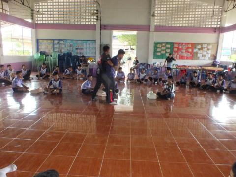 โครงการฝึกอบรมดับเพลิงขั้นพื้นฐานในสถานศึกษา ประจำปีงบประมาณ 2569 วันที่ 14 สิงหาคม 2569 ณ โรงเรียนบ้านว่านเขื่อนค้อวิทยา จัดโดย งานป้องกันและบรรเทาสาธารณภัย สำนักปลัด องค์การบริหารส่วนตำบลโคกสะอาด อำเภอลำปลายมาศ จังหวัดบุรีรัมย์